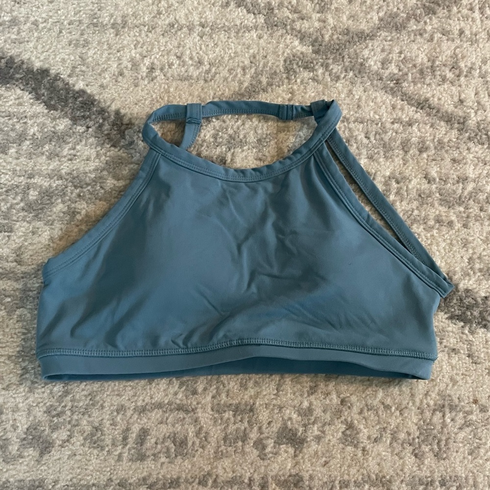 BuffBunny blue sports bra